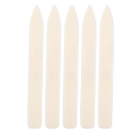 5Pcs Artificial Bone Folder Paper Creaser Set Paper Folding Scoring Tool for Making Card Bookbinding Paper Leather Crafts(Long)