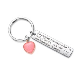 ZNOSVEI Coworker Thank You Gift Coworkers Jewelry Farewell Keychain Going Away Gift Coworker Leaving Gift Colleague Gift Boss Gift Goodbye Gifts Farewell Gifts Coworkers Thank You Keychain