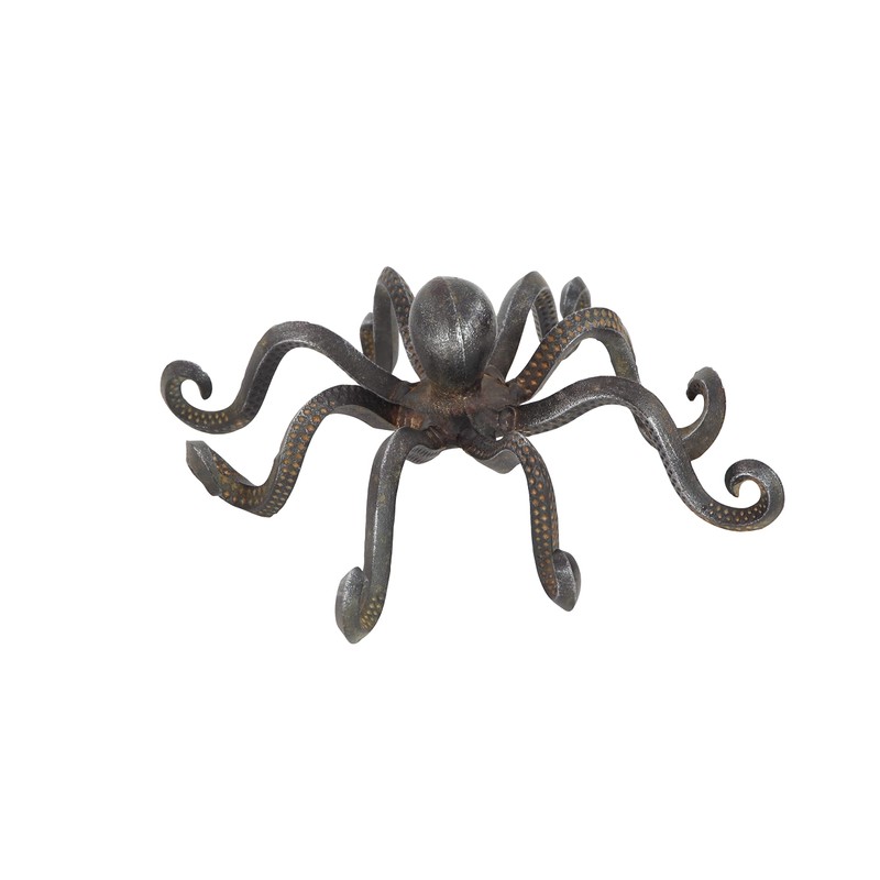 Deco 79 Metal Octopus Decorative Sculpture Home Decor Statue with