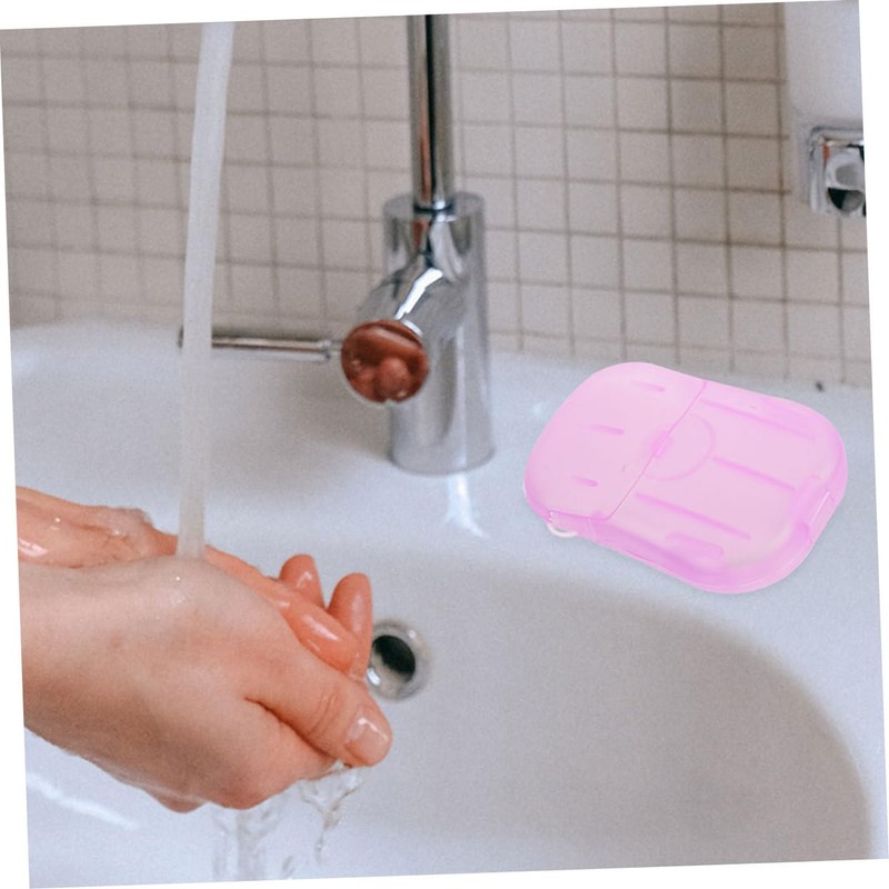 Mipcase 20Pieces Travel Soap Sheets Portable for Hand Body Clothes