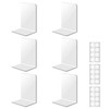 Gsakskdsap 6 x Acrylic Bookends, 10 x 10 x 13