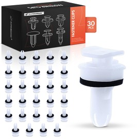 A-Premium 30PCS Nylon Retainer Clip Fasteners Compatible with Honda Pilot 2016, Odyssey 2016, Ridgeline 2017 & Acura MDX 2014, NSX 2017 - For 9.8mm Hole