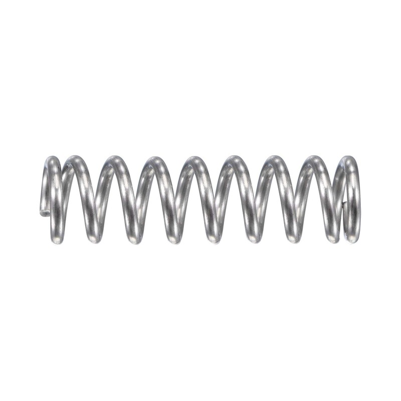 sourcing map Compression Spring,304 Stainless Steel,8mm OD,1.2mm Wire Size,19.5mm Compressed