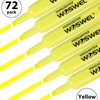 WOSWEL Highlighters Bulk, 72 Pack Tank Style Highlighters Set, Fluorescent