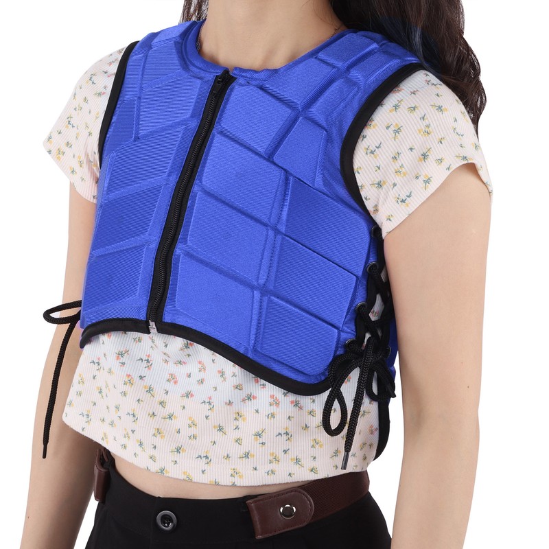 Kids Equestrian Vest Foam Padded Safety Horse Riding Protective Gear