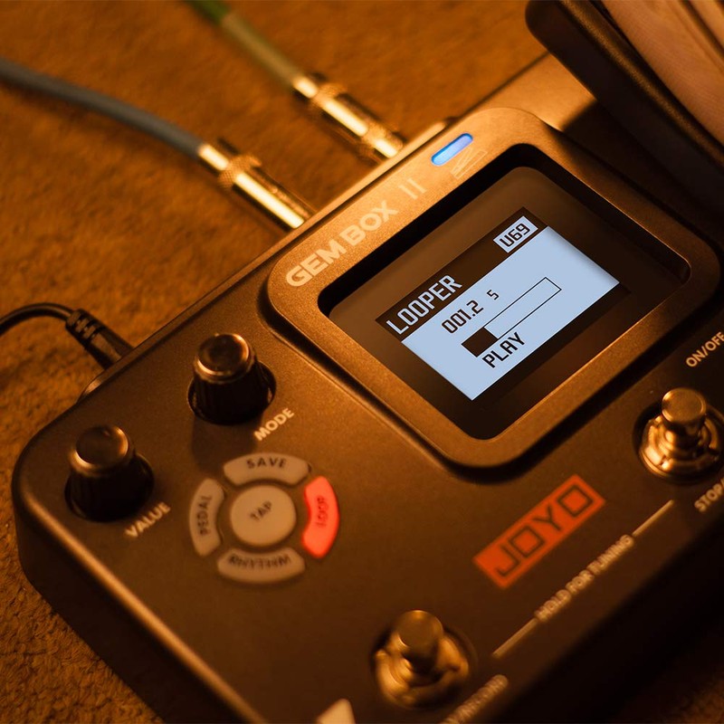 JOYO GEM BOX-II Guitar Multi Effect Processor Expression Pedal with