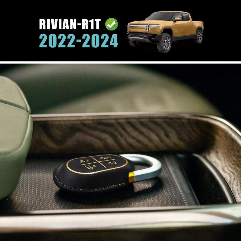 BestEvMod for Rivian R1T & R1S Key Fob Cover Accessories