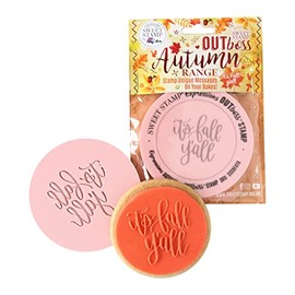 Sweet Stamp by AmyCakes Autumn Outboss Plastic Expression Stamp, It's Fall Y'all