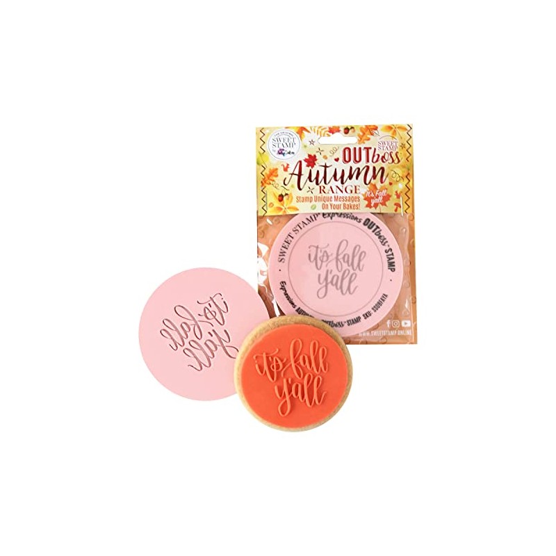 Sweet Stamp by AmyCakes Autumn Outboss Plastic Expression Stamp, It's