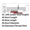 1320 Extended Wheel Stud for 350z / G35 / 370z