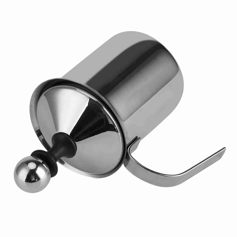 400ML/800ML Stainless Steel Manual Milk Frother Double Mesh Coffee Foamer