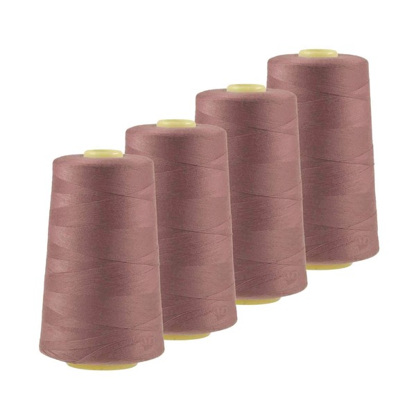 4 x 4572m Oeko-Tex Overlock Sewing Thread Colours 621-660 Colour: