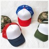 Classic Foam Trucker Hat Summer Mesh Rope Cap Solid Two