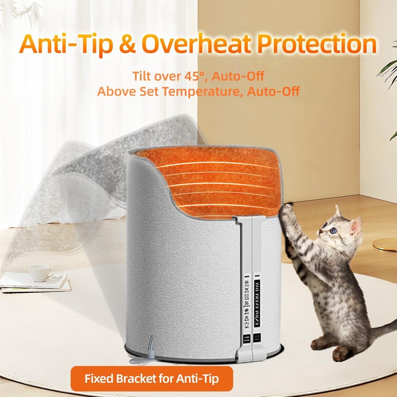 Under Desk Heater, 150W Quiet Foot Warmers for Feet with