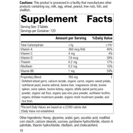 Standard Process Inc. Standard Process Catalyn - Whole Food Foundational Support for General Wellbeing with Vitamin D, Vitamin C, Vitamin A, Thiamine, Riboflavin, Vitamin B6, Magnesium Citrate, and More - 360 Tablets