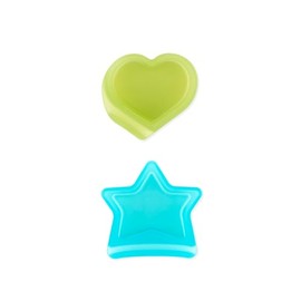 Bumkins - Cuencos de silicona (2 paquetes) - Azul Jelly & Verde Jelly