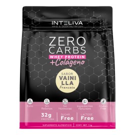 Proteína Zero Carbs Con Colágeno Hidrolizado Sabor Vainilla Francesa INTELIVA Mind & Body Nutrition