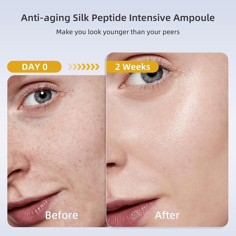 Silk Peptide Intensive Lifting Ampoule Anti-Aging Hydrating Serum KOKNTM Complex