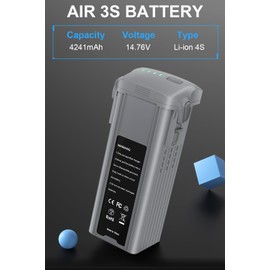 Homesuit Air 3 3S Battery for DJI, Intelligent Flight Battery 4241mAh Compatible with DJI Air 3 3S Drone, Up to 46 Minutes Flight Time