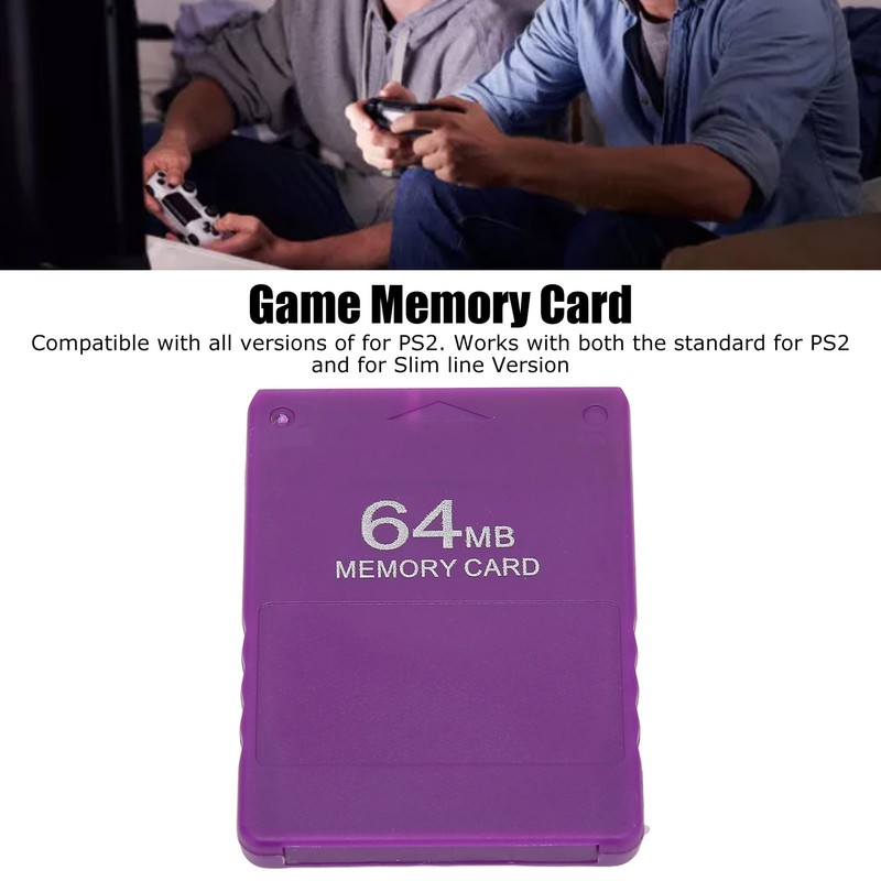 For PS2 64MB Memory Card High Speed Efficient Game Memory