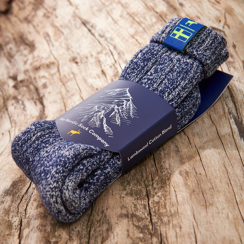 Classic Nordic Socks (UK 11-13 | EU 46-49, Midnight Blue)