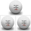 Second Ave Pack of 3 Joke Funny Golf Balls This