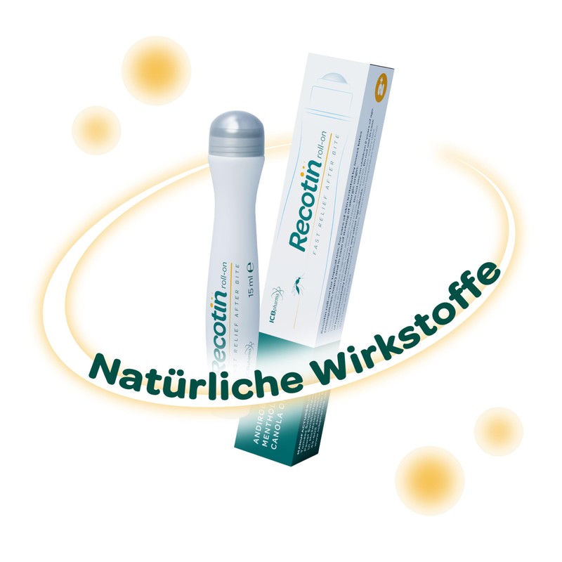 RECOTIN Mosquito Bite Roll On 2 x 15 ml -