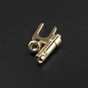 OTOTEC 8Pcs U Fork Y Spade Speaker Connectors 4mm Copper
