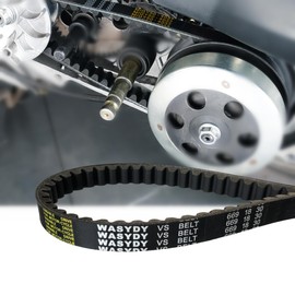 Wasydy 669 18 30 CVT Drive Belt Replacement for 4 Stroke GY6 49cc 50cc 139QMB Engine,Compatible with Axis m200 Roketa Taotao Vespa Jonway Scooter Moped ATV Go Kart (1-Pack)
