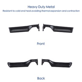 Lcyolada Interior Metal Door Handle for Ford F150 F250 F350 Bronco F53 F59 F800 1987-1997, Front Rear Left Driver Right Passenger Side, Replaces # 77177, 77178