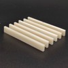 Vencetmat 6Pcs Unbleached Blank & Uncut Guitar Saddles Pure Bone