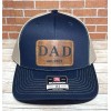 Richardson 112 Dad Leather Patch Trucker Hat, tactical Father Hat