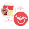 Zerodeko 4pcs Wheelchair Identification Stickers Safety Warning Decals for Car