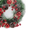 Christmas Wreath Hand Made Simulation Pine Cone Wreath Christmas Gift