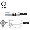 Vessel SL201090 Semi-Long Socket, Opposite Side 0.4 x 3.5 inches