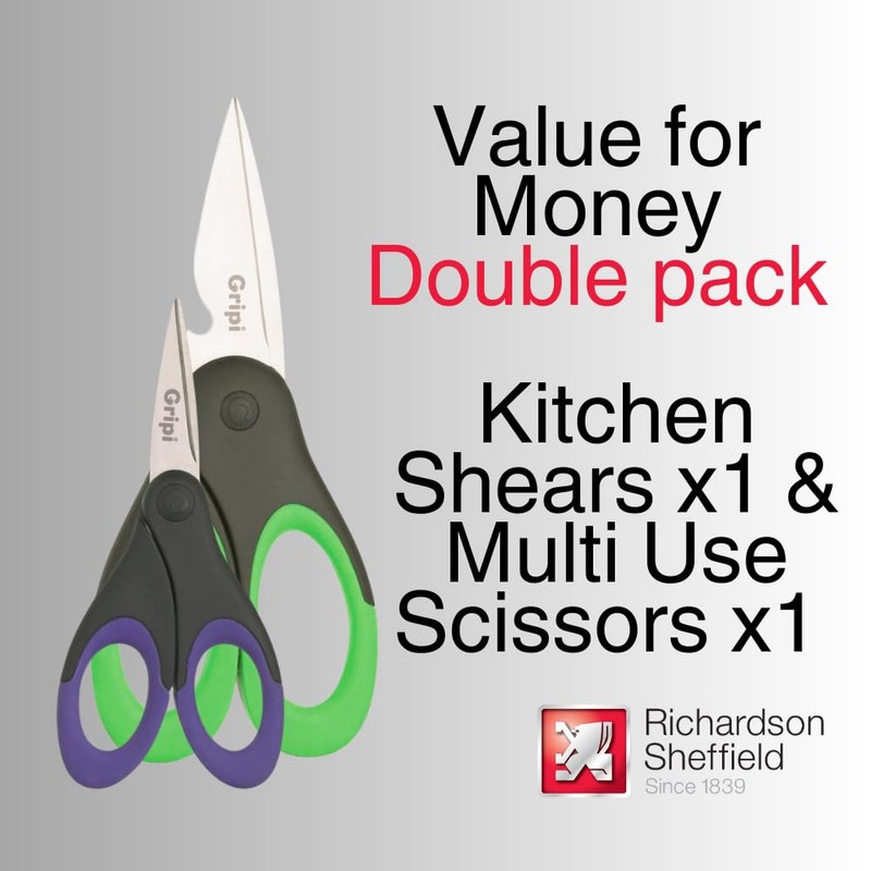 Richardson Sheffield Scissors, Green, One Size