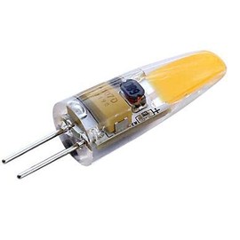 AGIPS Low Voltage Lights 4pcs DC/AC 12V LED COB G4 1.5W COB Epistar 190-210lm Warm White 2800K Decorative Bi-pin Lights Household Bulbs (Emitting Color : Cold White, Wattage : DC12)