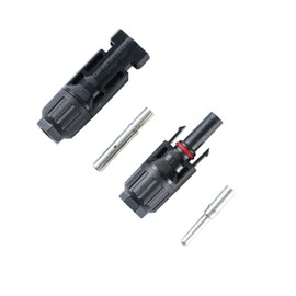 WBGADAM 10AWG Solar Extension Wire 50FT 6mm² Solar Extension Cable Male and Female Connectors, for Solar Systems, Car, RVs, and Boats (50FT Red + 50FT Black)