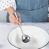 IMEEA 8-inch Mini Ladle Deep Soup Spoon SUS304 Stainless Steel