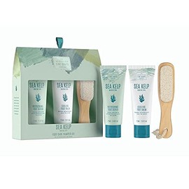 Scottish Fine Soaps Sea Kelp Foot Care Pamper Kit 75 ml + 75 ml + 1 Piece