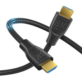 Sonero PHC110-015 8K Ultra High Speed HDMI Cable with Ethernet, Moulded Design Connector, Gold-Plated Connectors (8K UltraHD, 4K 3D with 50Hz/60Hz, 48Gbps Full Bandwith, Dynamic HDR), 1.5 m
