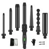 Curling Iron,PARWIN PRO BEAUTY 7 in 1 Curling Wand Set