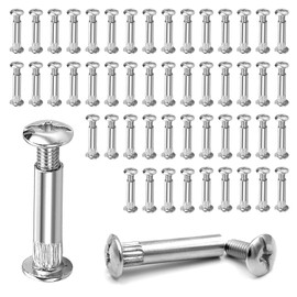 M4 Connecting Screws Pack of 50 Furniture Connectors Cabinet Connector Screws M4 Furniture Connection Screws Furniture Screws for Furniture