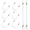 Kyuionty 8 Pack Mini Bungee Cords with Hooks, 10 Inch