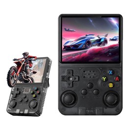 R36S Retro Handheld Game Console – 128GB with 20,000+ Preloaded Games, 3.5" IPS Screen,|1GB RAM| Portable Emulator for 8-Bit to 64-Bit Classics – Best Gaming Gift