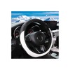 Zpana Car Steering Wheel Cover, Leather Elastic No Inner Ring