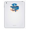 2 x 10cm Retro Travel Vinyl Stickers - Plane Airplane