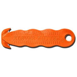 Klever KCJ-1G Safety Cutter, 4-5/8", Orange