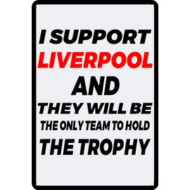 Liverpool Metal Sign, Football Metal Sign for Liverpool Gifts for Men, Tin Sign Poster Liverpool Gifts for Boys Liverpool Merchandise Home Bar Signs Wall Decor Hanging Decorations