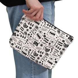 PYOUL Angel Numb Manifest Gift 4 * 4 Makeup Bag Spiritual Cosmetic Bag Lucky Numb Gift Number Meaning Gift (4 * 4 Bag)